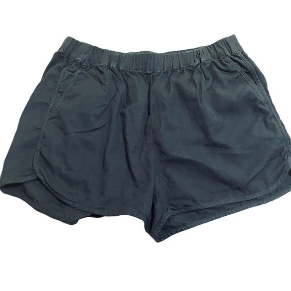 Madewell Wm’s Sz Sm Black Pull On Supercomfy High Rise Classic Shorts - Picture 2 of 4